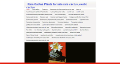 Desktop Screenshot of mycactusplants.com